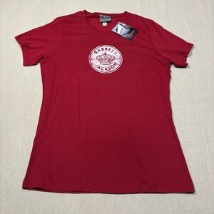 NWT Barrett Jackson Women’s Shirt Size XXL Red Short Sleeve T-Shirt